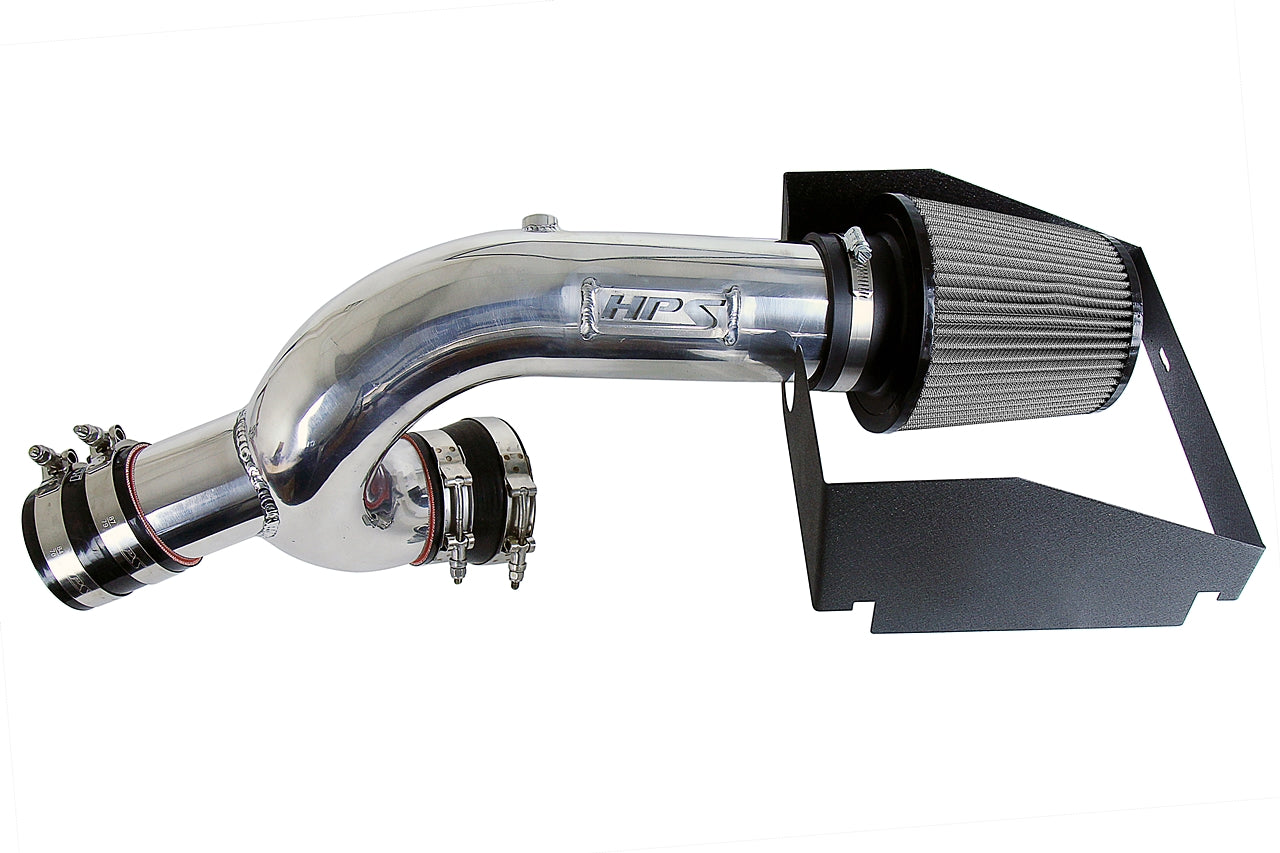 HPS Performance Air Intake Kit With Heat Shield 827-634P Polished - 827-634P