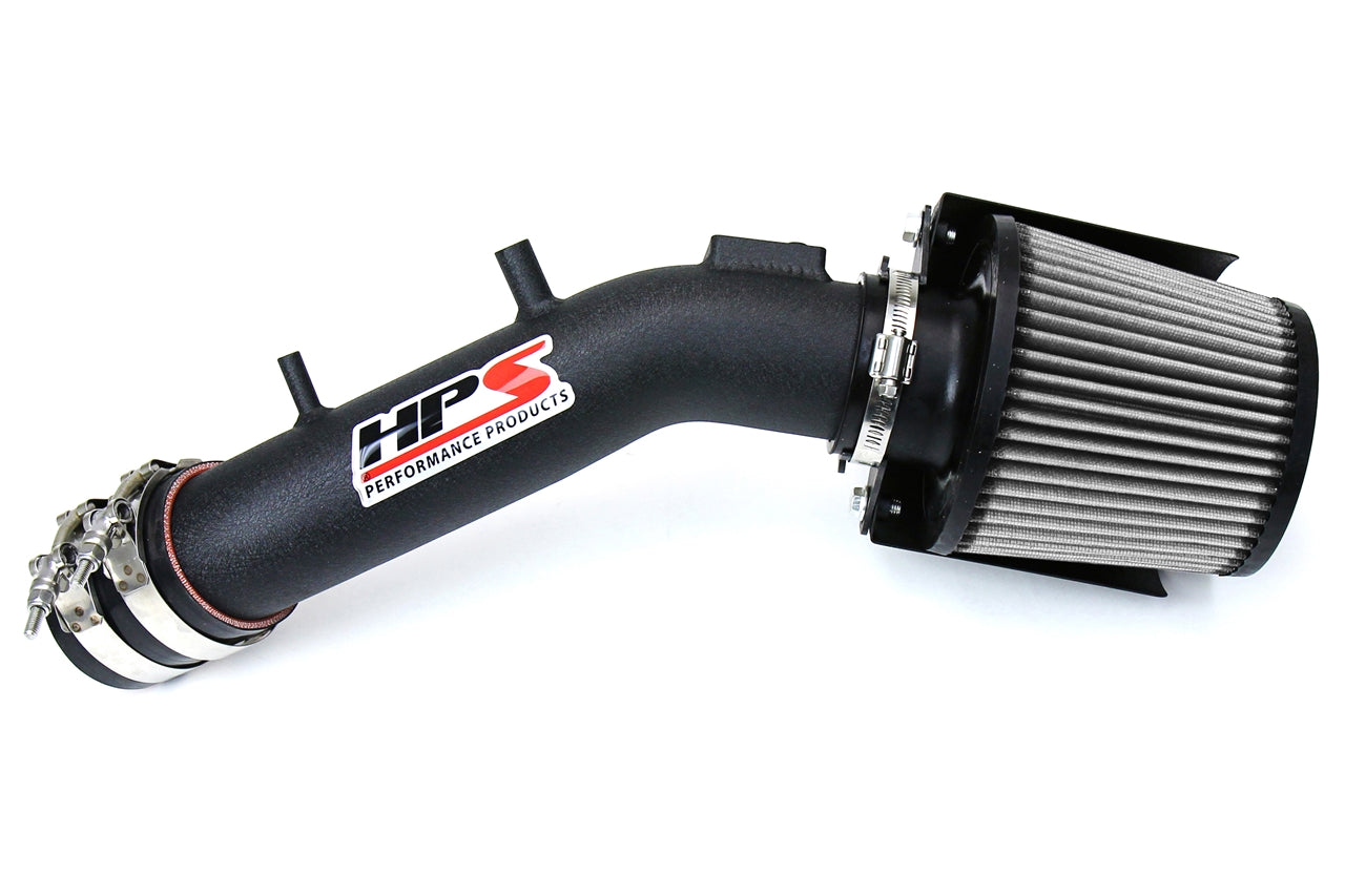 HPS Performance Air Intake Kit With Heat Shield 827-173WB Black - 827-173WB