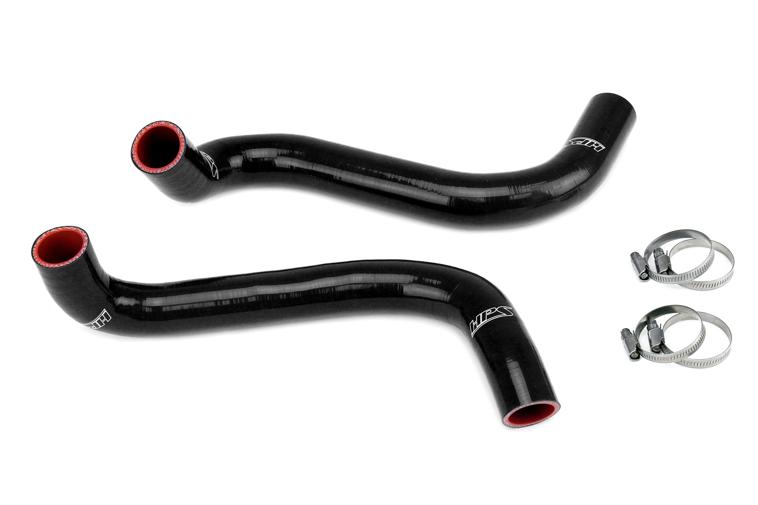 HPS Performance Hps Silicone Radiator Coolant Hose Kit 57 2011 Blk Black - 57-2011-BLK