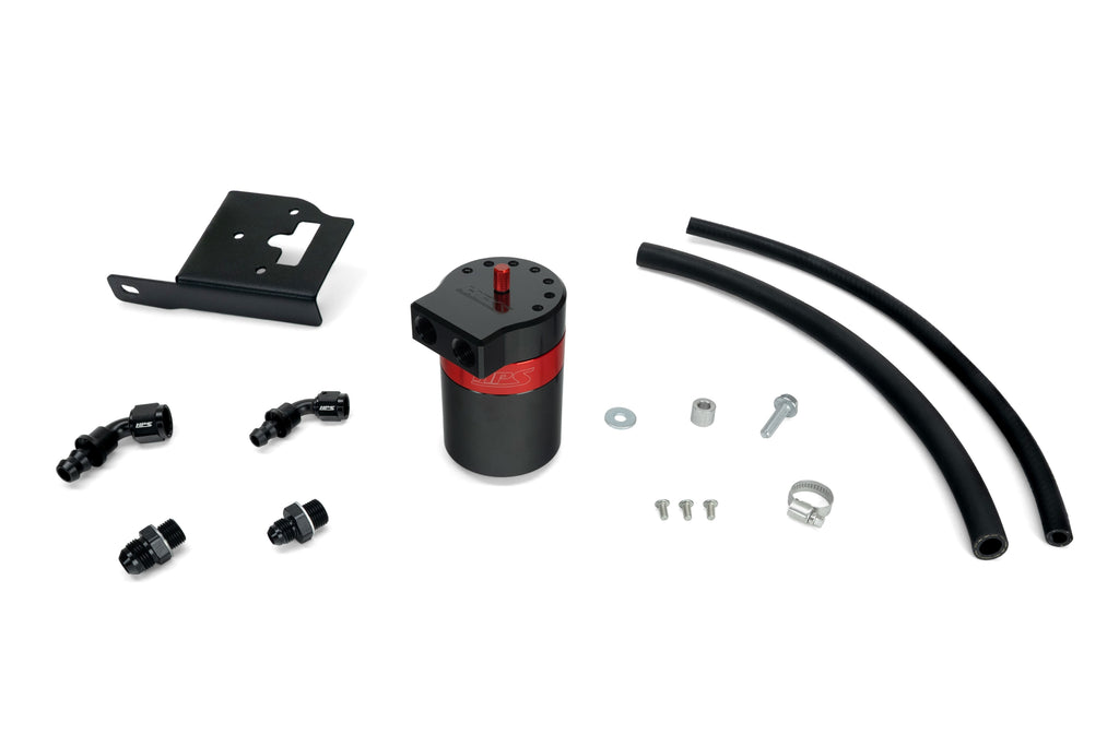 HPS Performance Oil Catch Can Kit 860-033 Red - 860-033