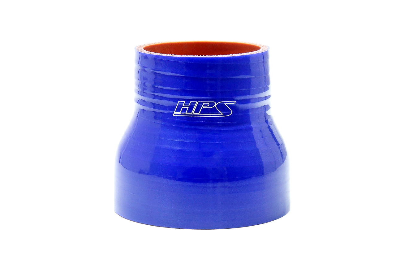 HPS Performance Hps Silicone Reducing Coupler 2"   2 1/2" Id, 6" Length Htsr 200 250 L6 Blue Blue - HTSR-200-250-L6-BLUE