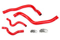 HPS Performance Hps Silicone Radiator Coolant Hose Kit 57 1417 Red Red - 57-1417-RED