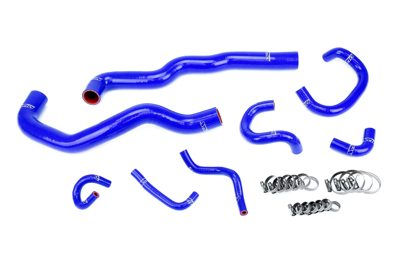 HPS Performance Hps Silicone Radiator, Heater, And Throttle Body Coolant Hose Kit 57 2081 Blue Blue - 57-2081-BLUE