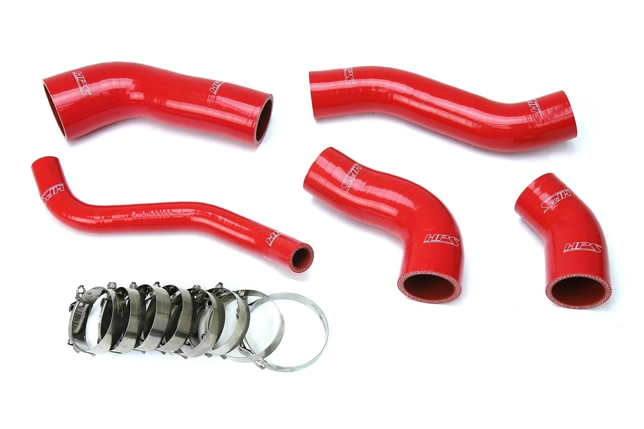 HPS Performance Hps Silicone Intercooler Hose Kit 57 1629 Red Red - 57-1629-RED
