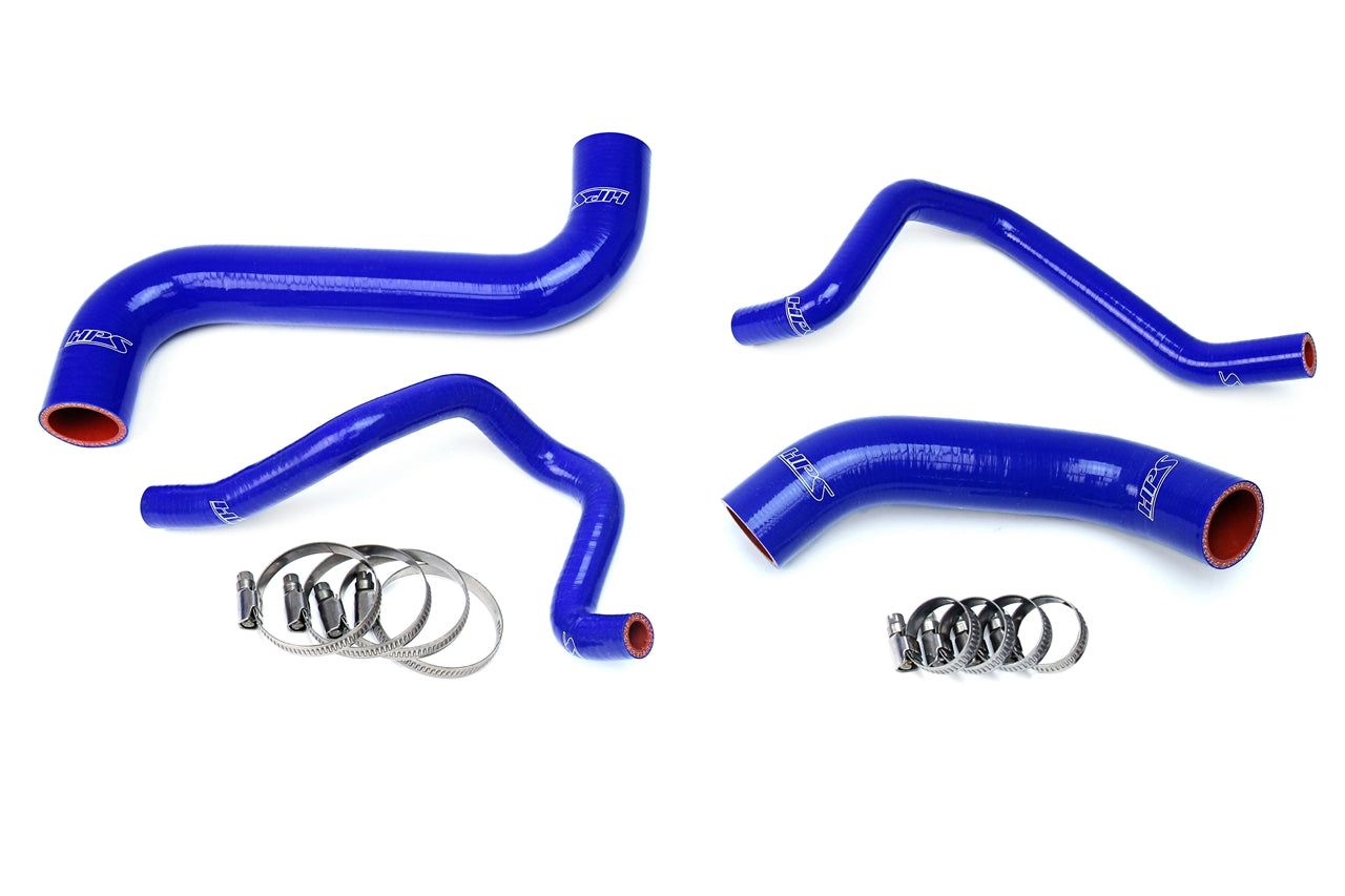 HPS Performance Hps Silicone Radiator And Heater Coolant Hose Kit 57 1734 Blue Blue - 57-1734-BLUE