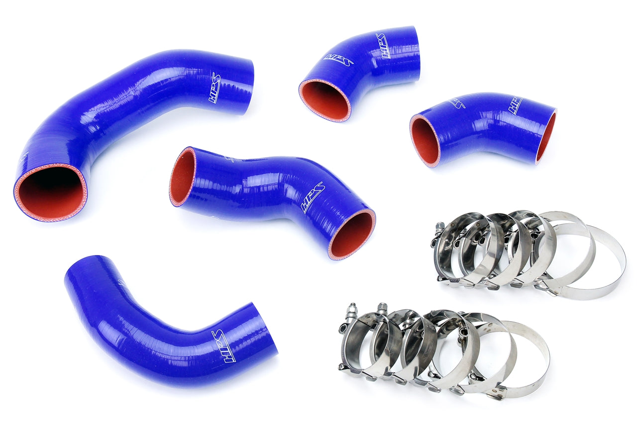 HPS Performance Hps Silicone Intercooler Hose Kit 57 1227 Blue Blue - 57-1227-BLUE