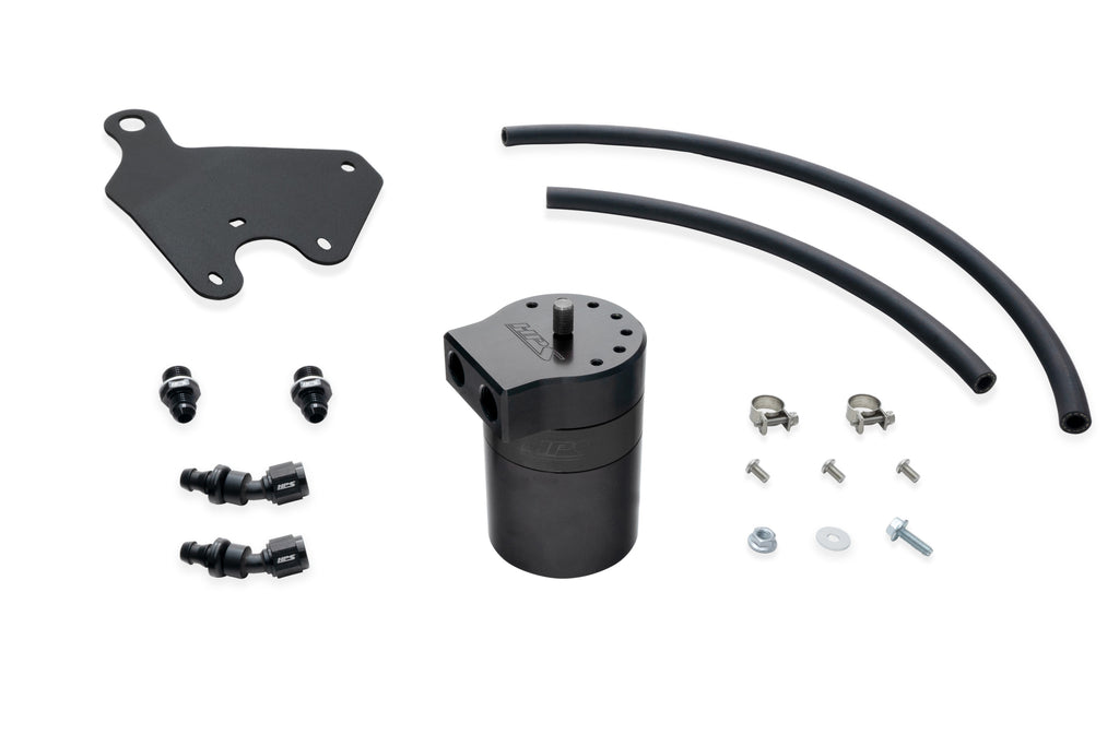 HPS Performance Oil Catch Can Kit 860-011WB, Black - 860-011WB