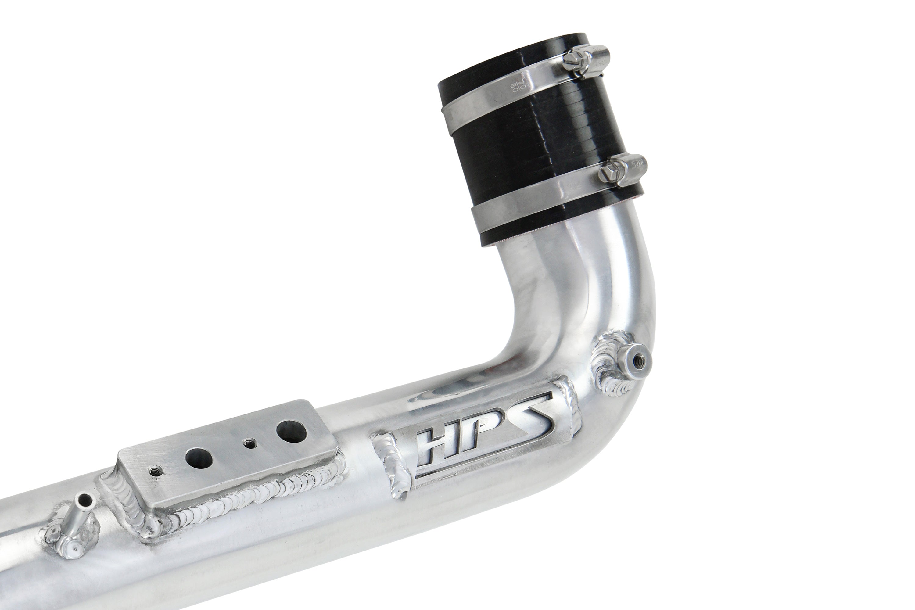 HPS Performance Upper Cold Side Charge Pipe Kit 17-134P Polished - 17-134P