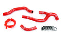 HPS Performance Hps Silicone Radiator Coolant Hose Kit 57 1237 Red Red - 57-1237-RED