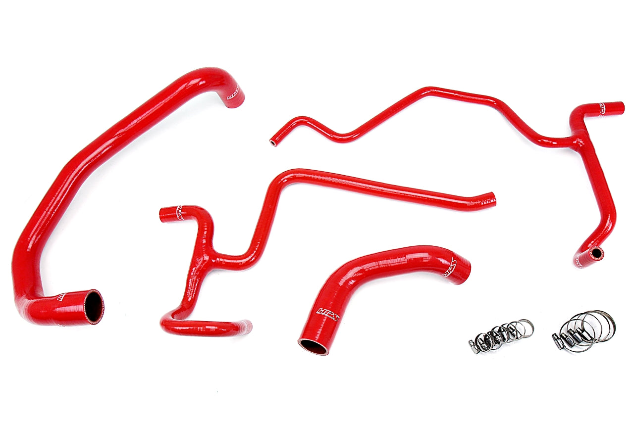 HPS Performance Hps Silicone Radiator Coolant Hose Kit 57 1326 Red Red - 57-1326-RED