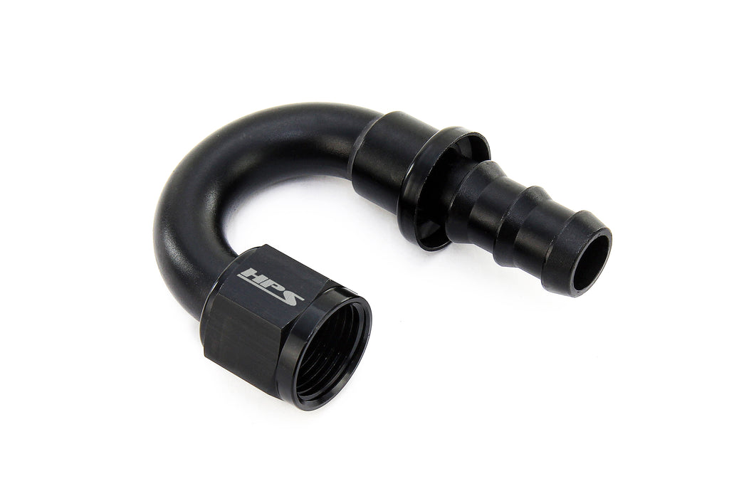 HPS Performance 150 Series AN -12 Push-On 180 Degree Hose End 150-1812