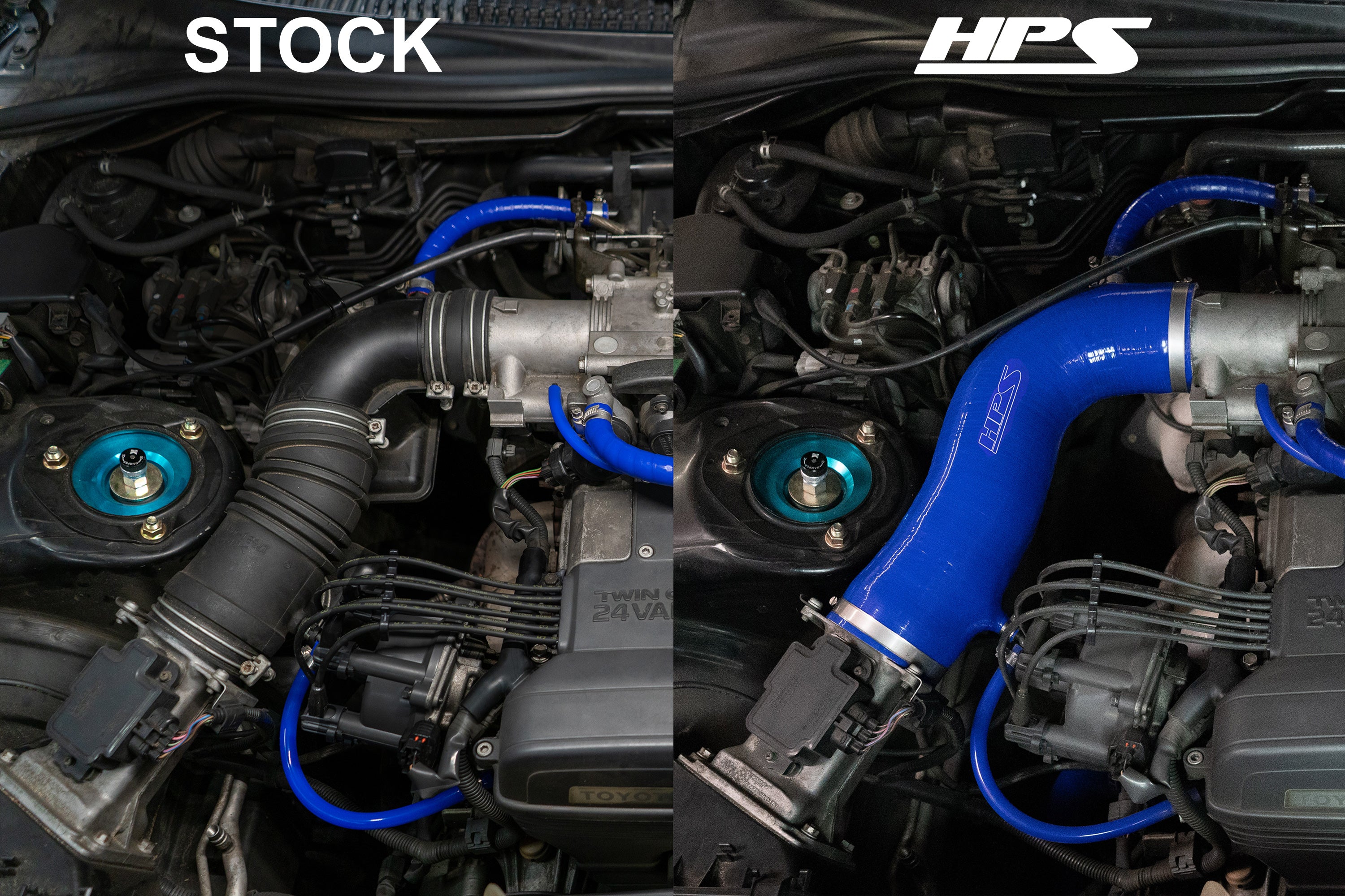 HPS Performance Hps Silicone Air Intake Kit 57 2051 Blue Blue - 57-2051-BLUE