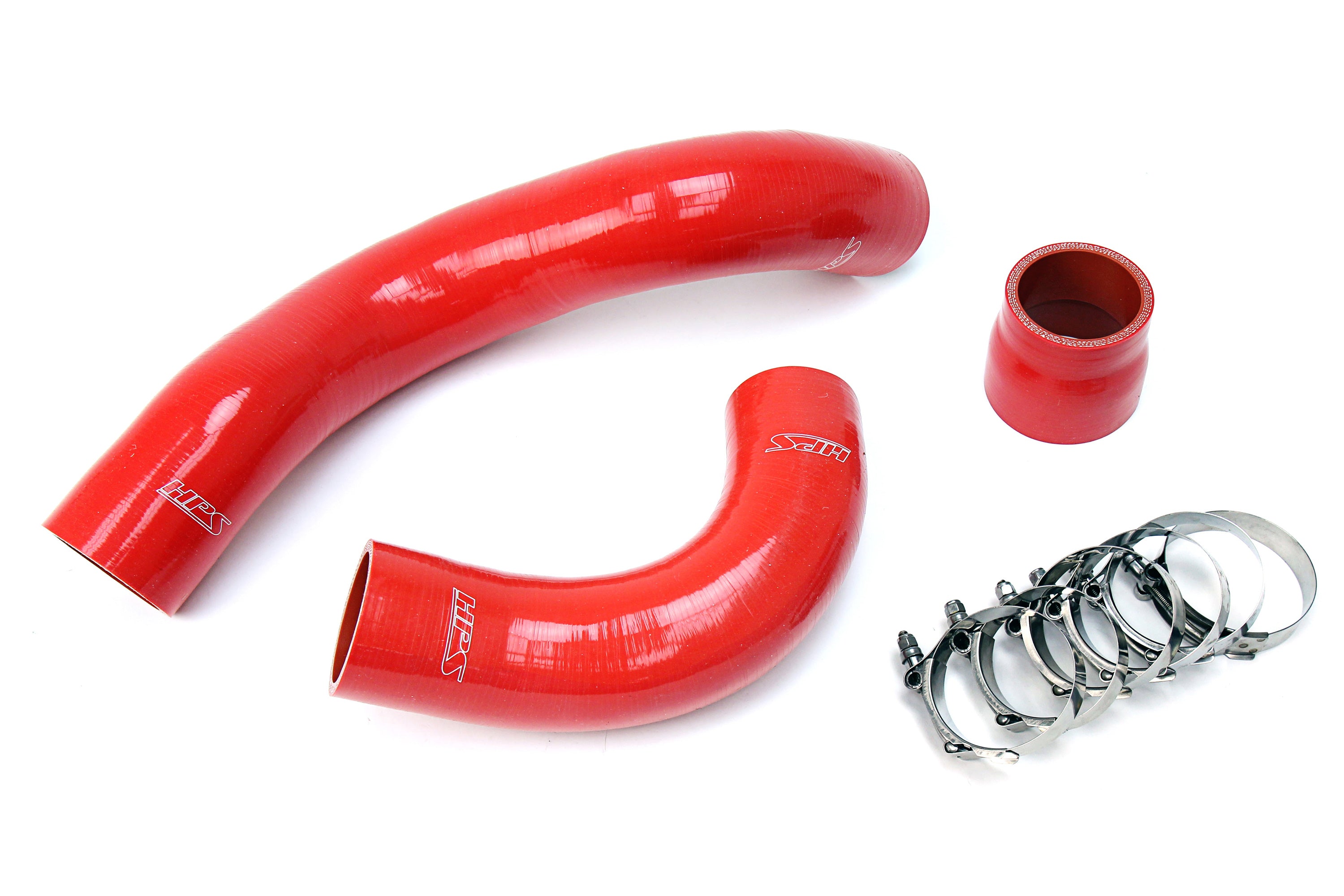 HPS Performance Hps Silicone Intercooler Hose Kit 57 1697 Red Red - 57-1697-RED