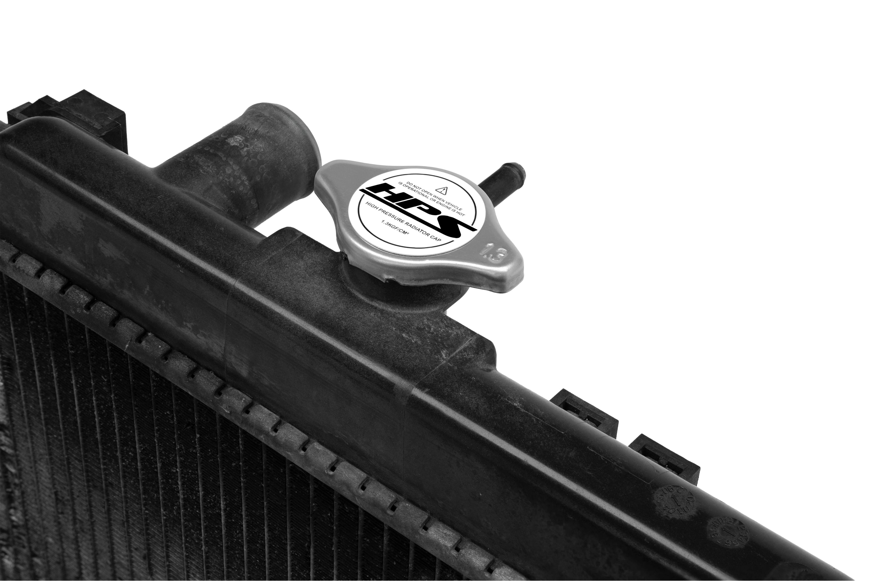 HPS Performance High-Pressure Stainless Steel Radiator Cap, Type B, Flat Valve, 2068-38N