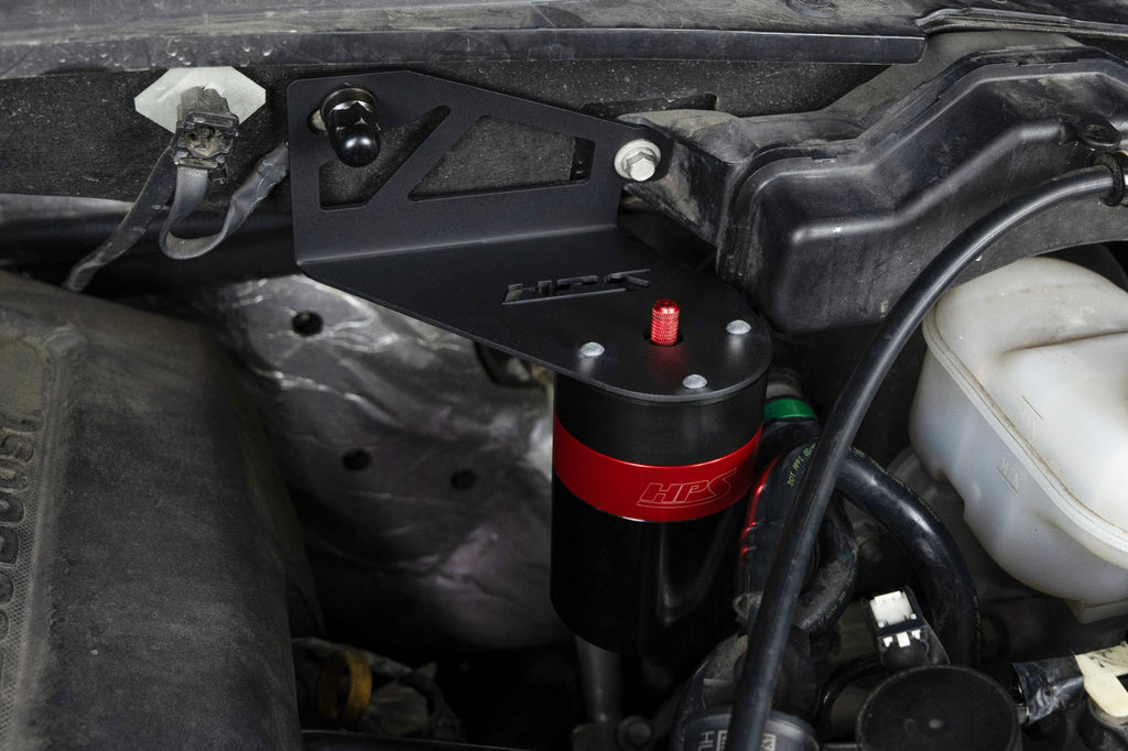HPS Performance Oil Catch Can Kit 860-028 Red - 860-028