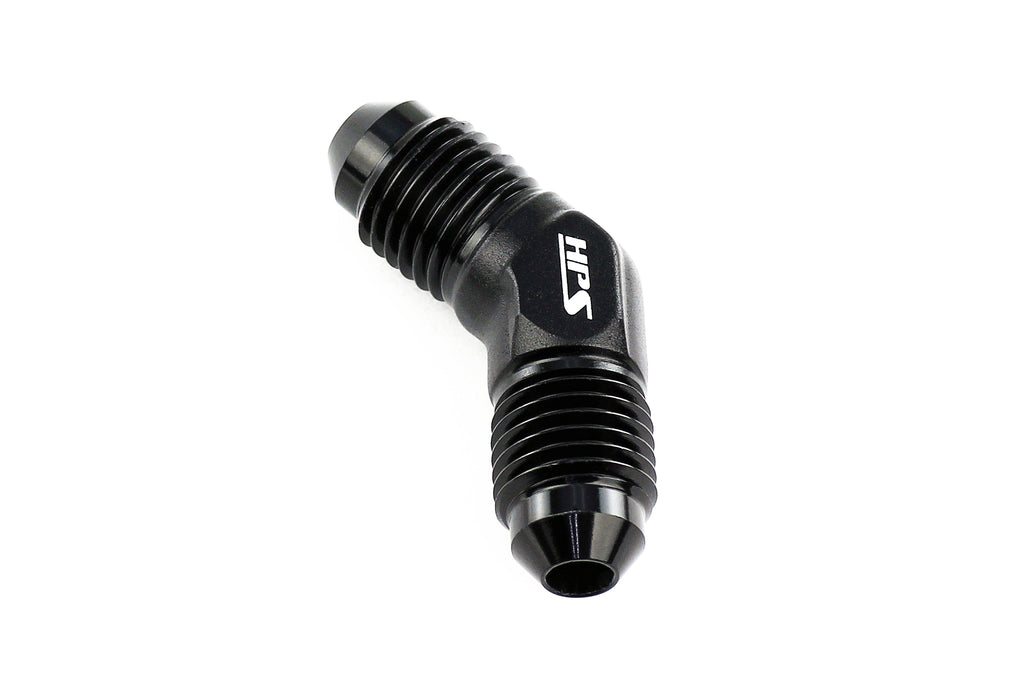 HPS Performance 45 Degree AN -4 Male to Male AN Union Adapter AN813-4