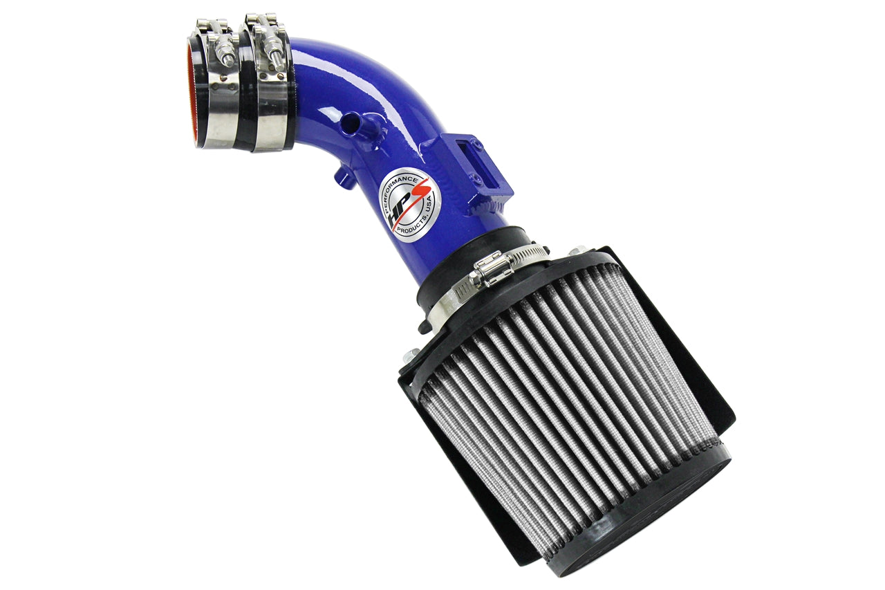 HPS Performance Air Intake Kit With Heat Shield 827-163BL Blue - 827-163BL