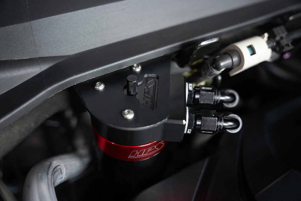 HPS Performance Oil Catch Can Kit 860-015 Red - 860-015