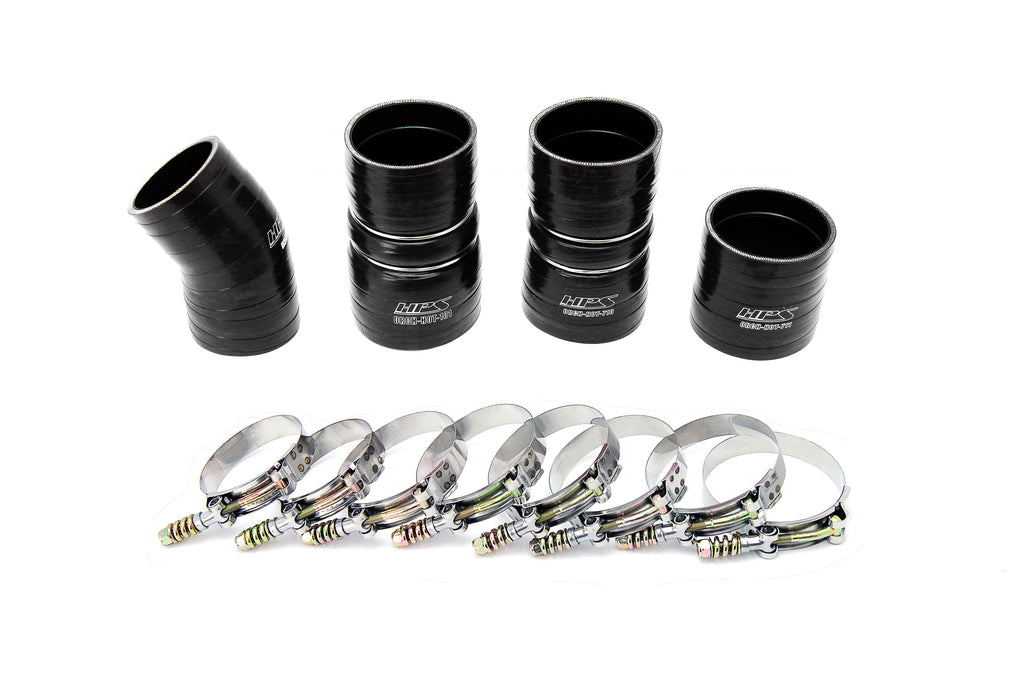 HPS Performance Hps Silicone Intercooler Boot Kit 57 1537 Blk Black - 57-1537-BLK