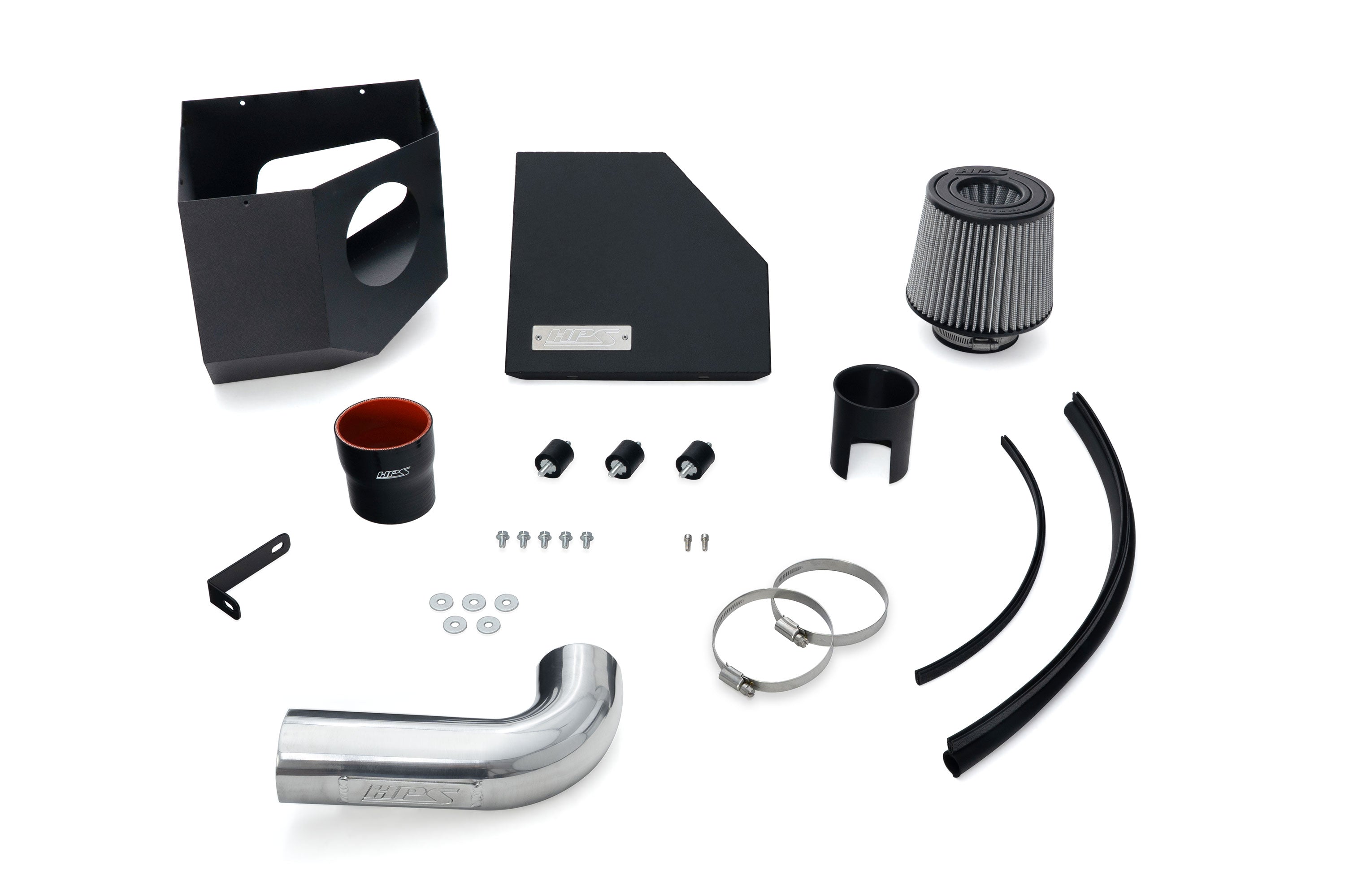 HPS Performance Air Intake Kit 827-786P Polished - 827-786P