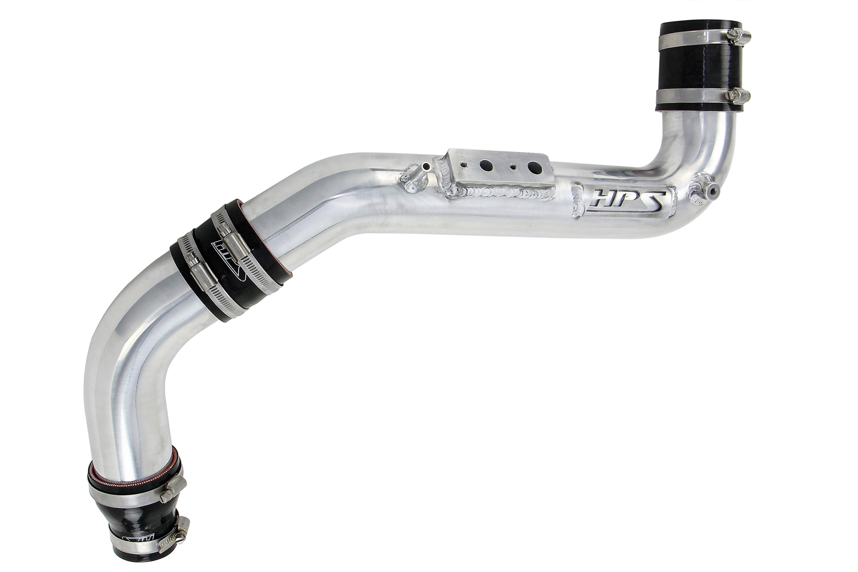HPS Performance Upper Cold Side Charge Pipe Kit 17-134P Polished - 17-134P