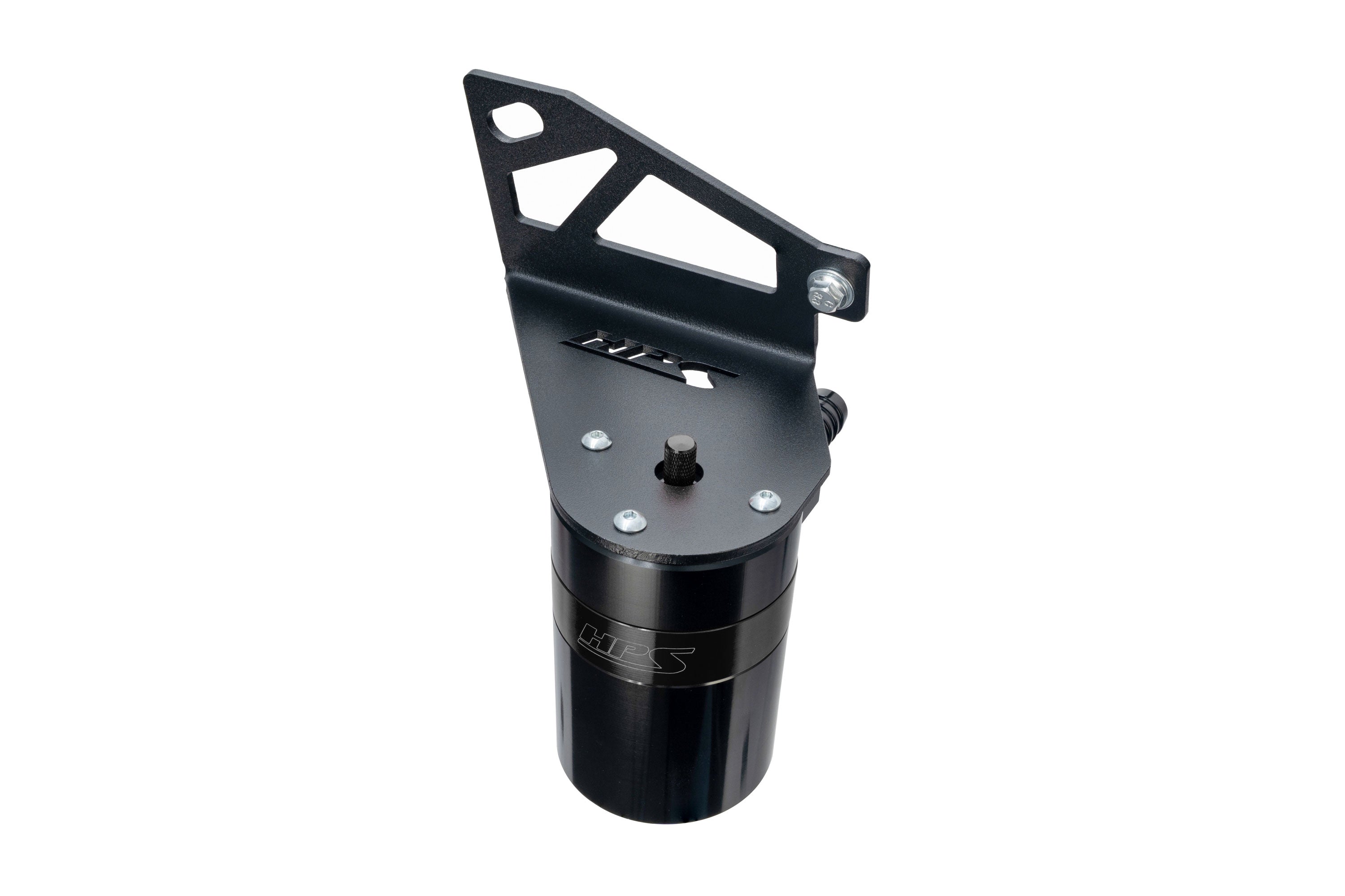 HPS Performance Oil Catch Can Kit 860-028WB Black - 860-028WB