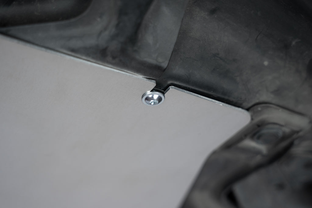 HPS Performance Aluminum Front Undertray Kit SP-105 Brushed - SP-105