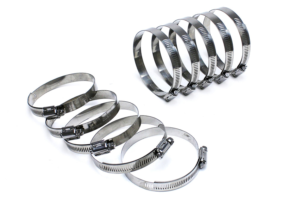 HPS Performance Hps Stainless Steel Worm Gear Hose Clamp 2 13/16"   3 3/4" (10 Pieces) Sswc 71 95x10 - SSWC-71-95x10