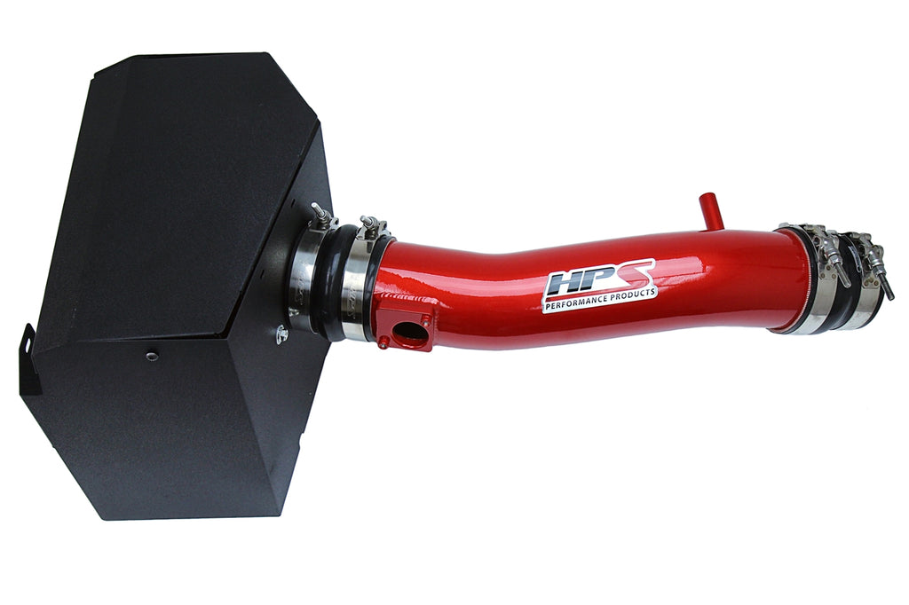 HPS Performance Air Intake Kit With Heat Shield 827-595R Red - 827-595R