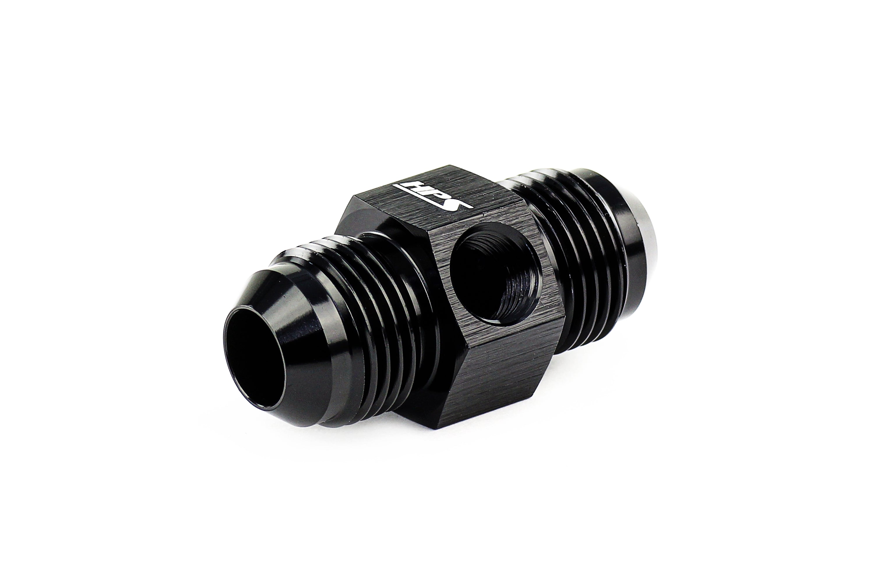 HPS Performance AN -6 Male to Male Adapter with 1/8 NPT Take Off AN191-06