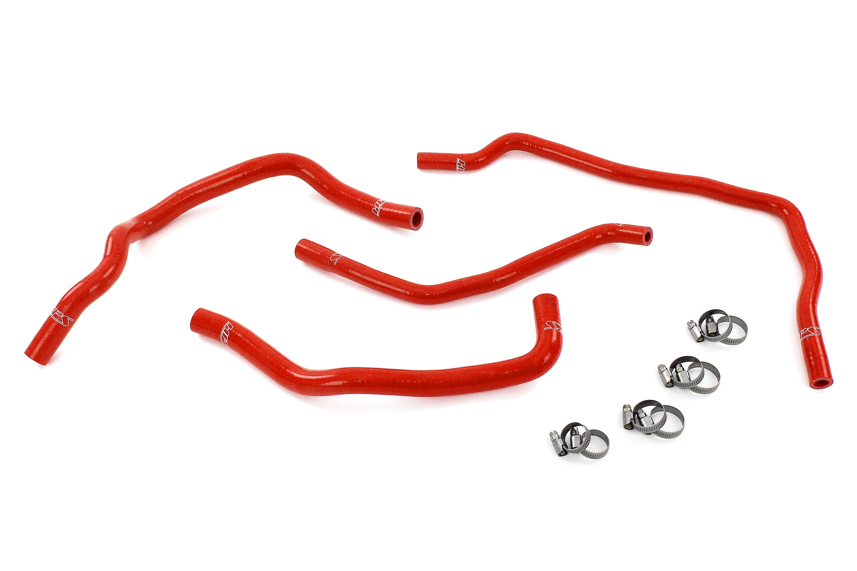 HPS Performance Hps Silicone Heater And Expansion Tank Coolant Hose Kit 57 2102 Red Red - 57-2102-RED