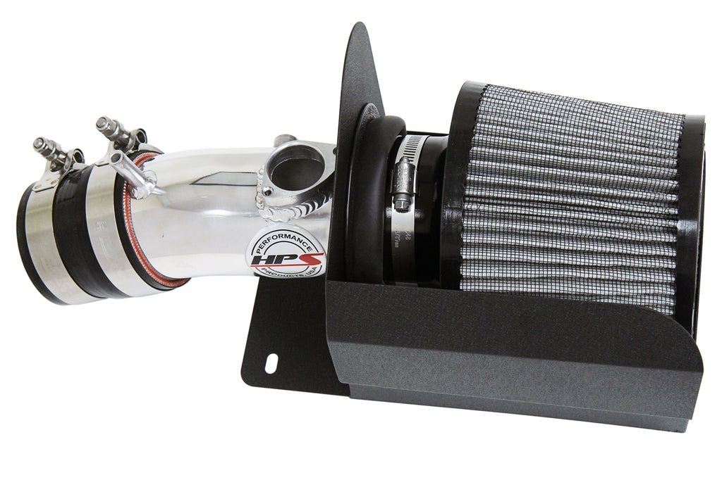 HPS Performance Air Intake Kit With Heat Shield 827-686P Polished - 827-686P