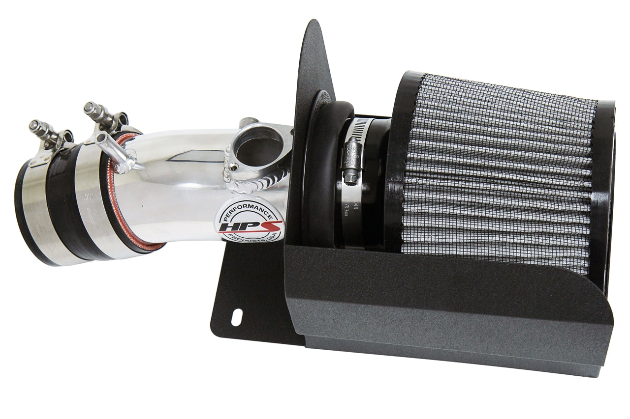 HPS Performance Air Intake Kit With Heat Shield 827-686P Polished - 827-686P