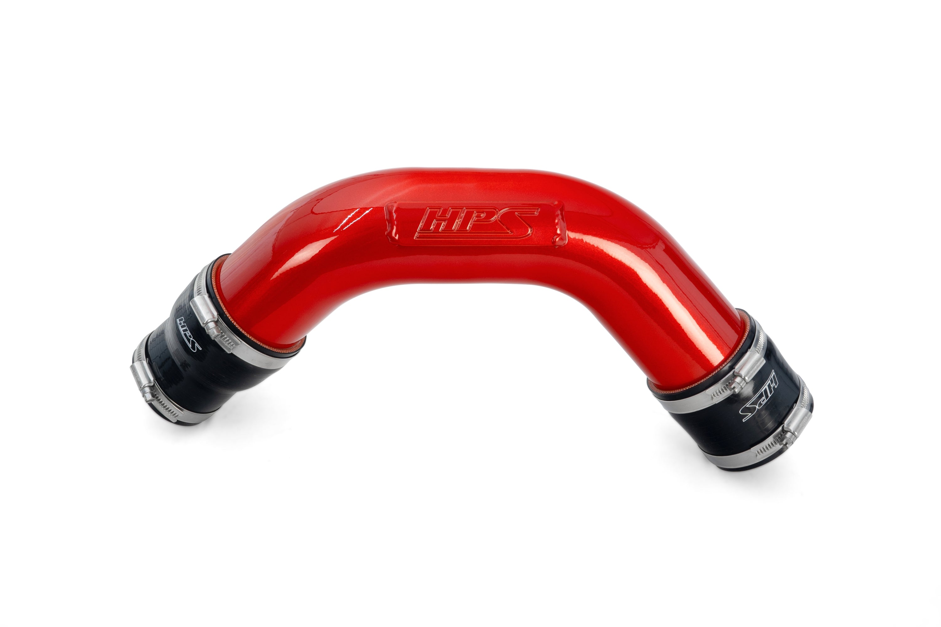 HPS Performance Hot and Cold Side Turbo Charge Pipe Kit 17-164R Red - 17-164R