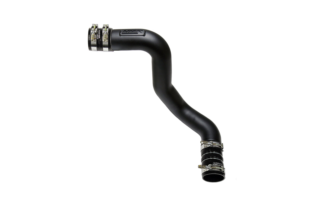 HPS Performance Cold Side Charge Pipe Kit with Black Boots 17-174WB Black - 17-174WB