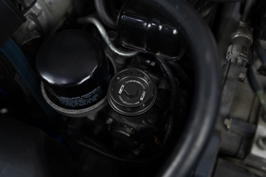 HPS Performance Anodized Billet Aluminum Engine Oil Cap 5269-106WB Black - 5269-106WB