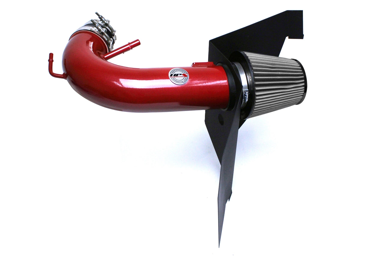 HPS Performance Air Intake Kit With Heat Shield 827-556R Red - 827-556R