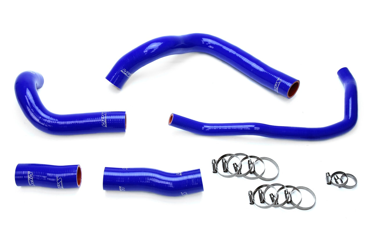 HPS Performance Hps Silicone Radiator Coolant Hose Kit 57 1633 Blue Blue - 57-1633-BLUE