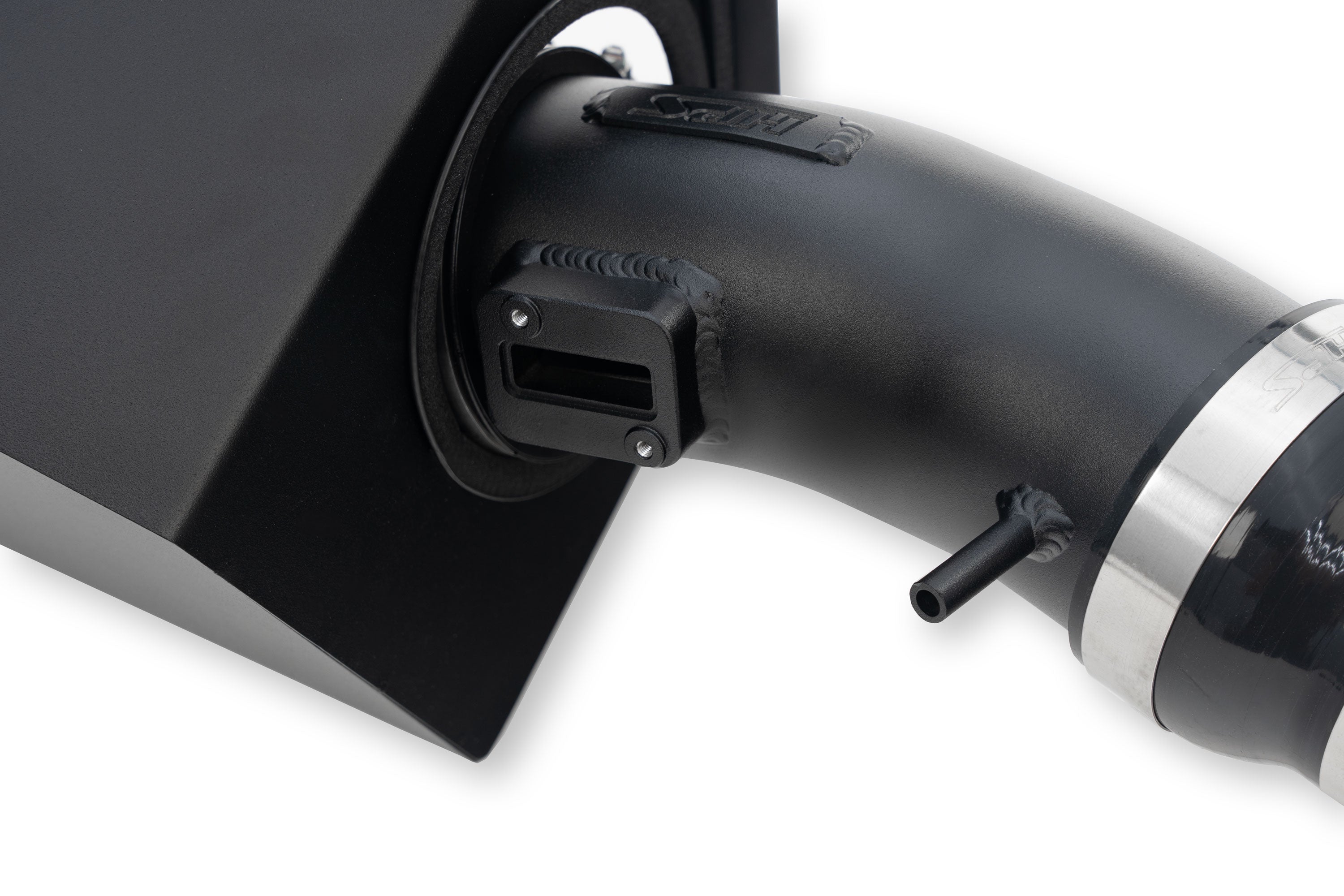 HPS Performance Air Intake Kit With Heat Shield 827-736WB Black - 827-736WB