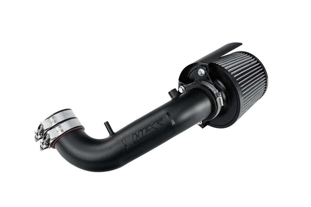 HPS Performance Air Intake Kit With Heat Shield 827-724WB Black - 827-724WB