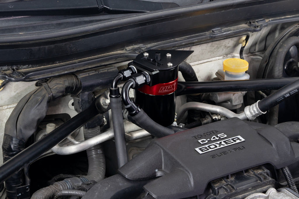 HPS Performance Oil Catch Can Kit 860-030 Red - 860-030