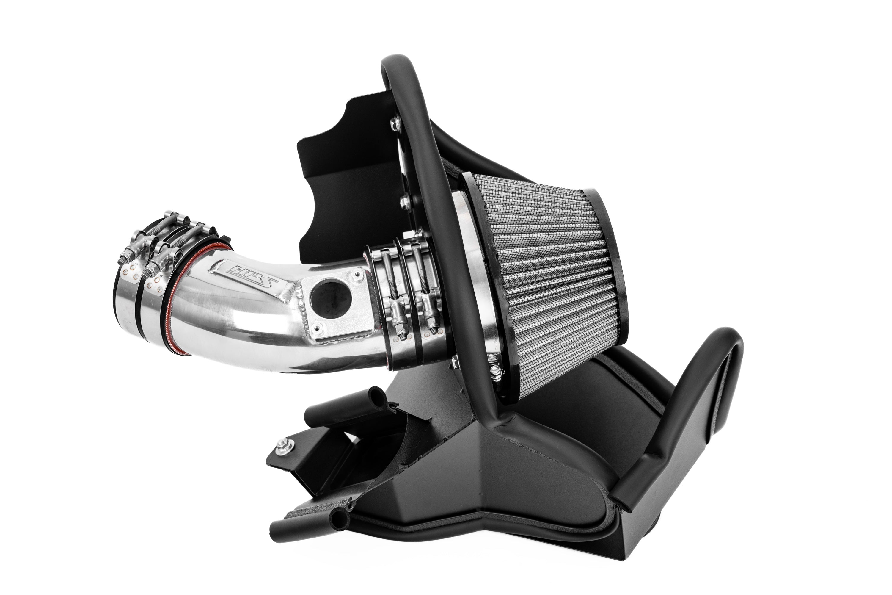 HPS Performance Air Intake Kit With Heat Shield 827-717P Polished - 827-717P