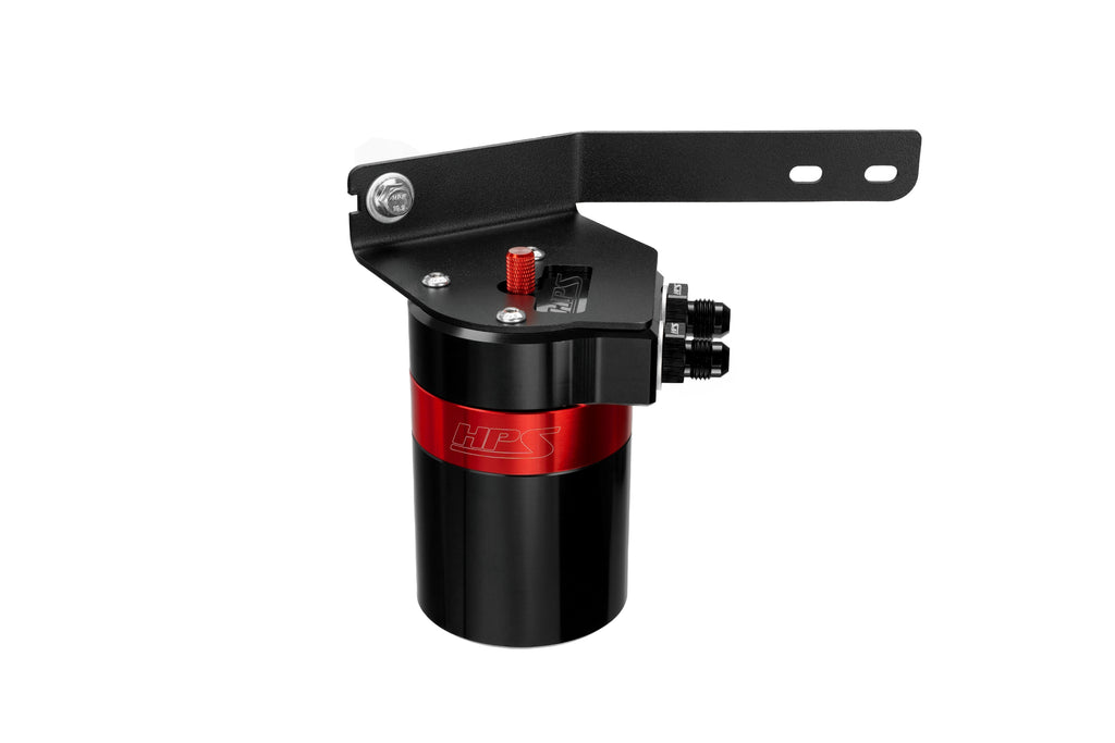 HPS Performance Oil Catch Can Kit 860-031 Red - 860-031