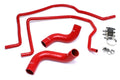 HPS Performance Hps Silicone Radiator And Heater Coolant Hose Kit 57 1498 Red Red - 57-1498-RED