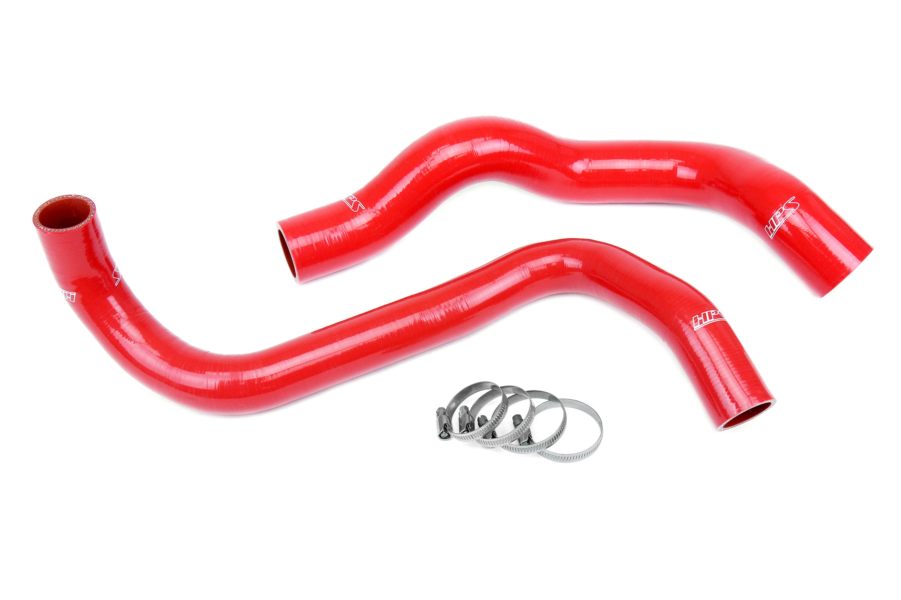 HPS Performance Hps Silicone Radiator Coolant Hose Kit 57 1902 Red Red - 57-1902-RED