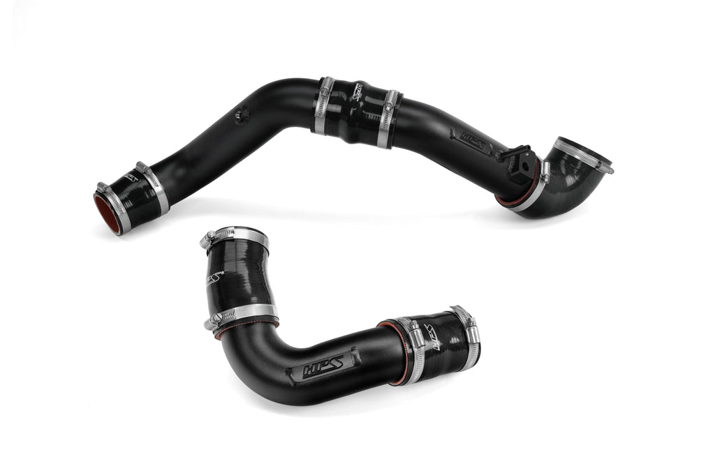 HPS Performance Hot and Cold Side Charge Pipe Kit 17-156WB Black - 17-156WB
