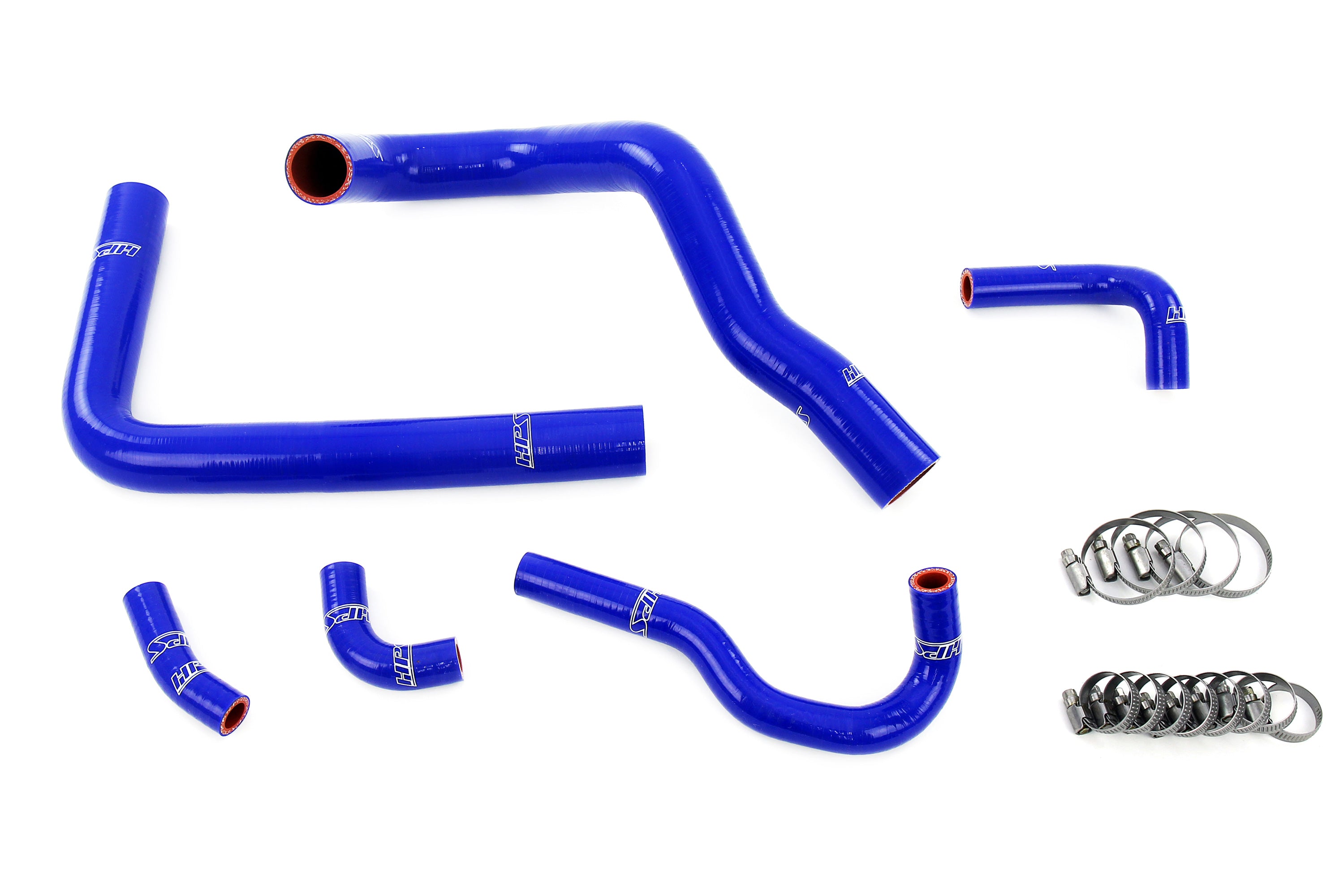 HPS Performance Hps Silicone Radiator And Heater Coolant Hose Kit 57 2148 Blue Blue - 57-2148-BLUE