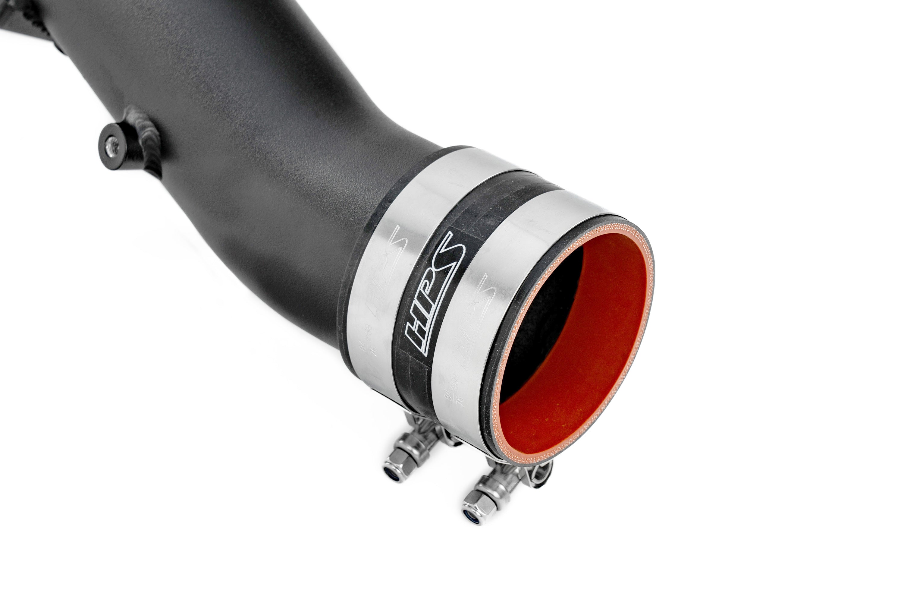 HPS Performance Air Intake Kit With Heat Shield 827-718R Red - 827-718R