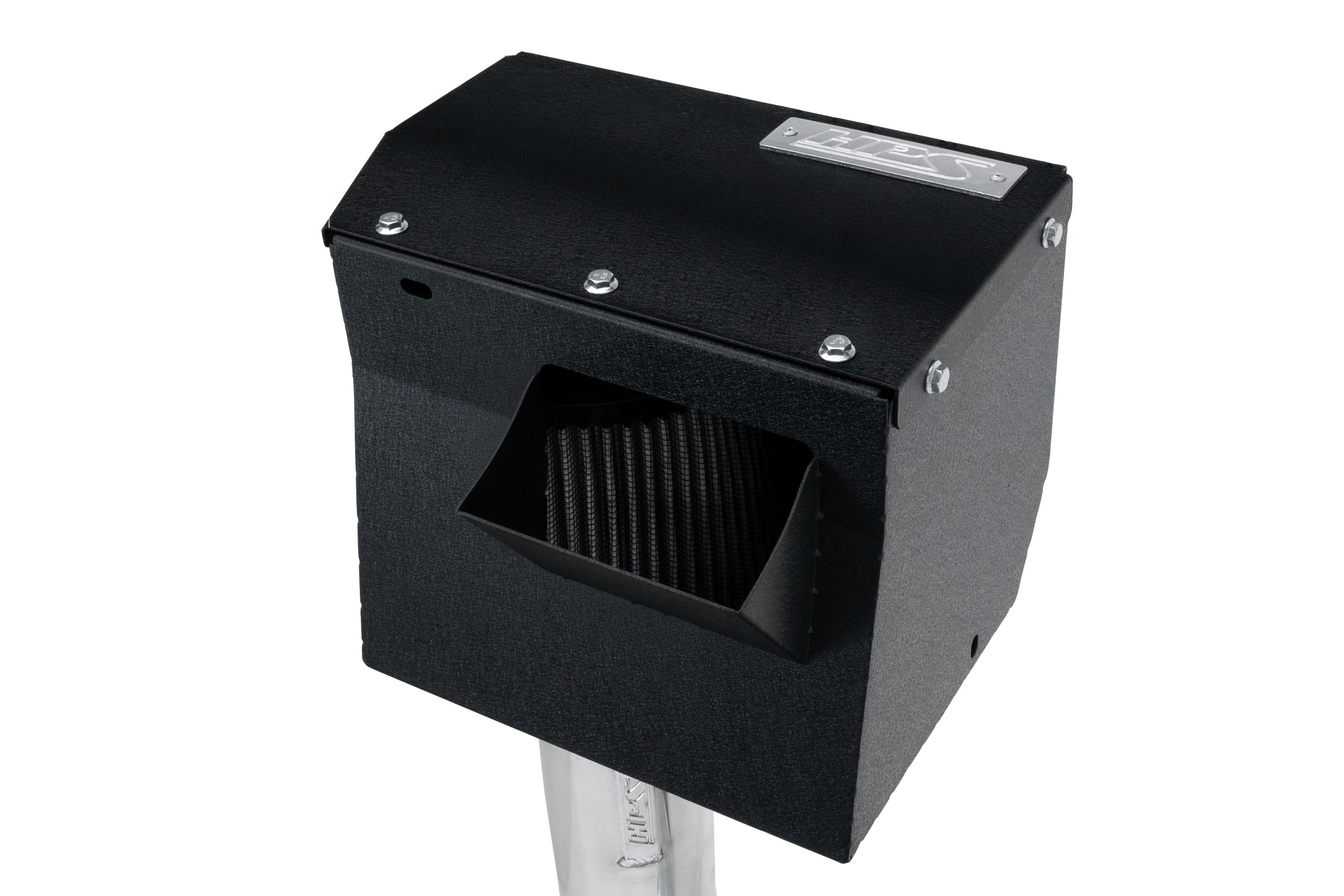 HPS Performance Air Intake Kit With Heat Shield 827-727P Polished - 827-727P