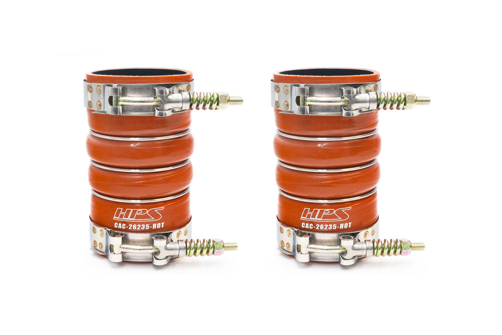 HPS Performance Hps Silicone Hot Side Intercooler Boot Kit 57 2209 Orange - 57-2209